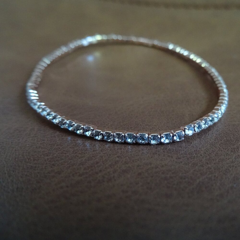 *FREE WITH PURCHASE* brand new rhinestone tennis bracelet